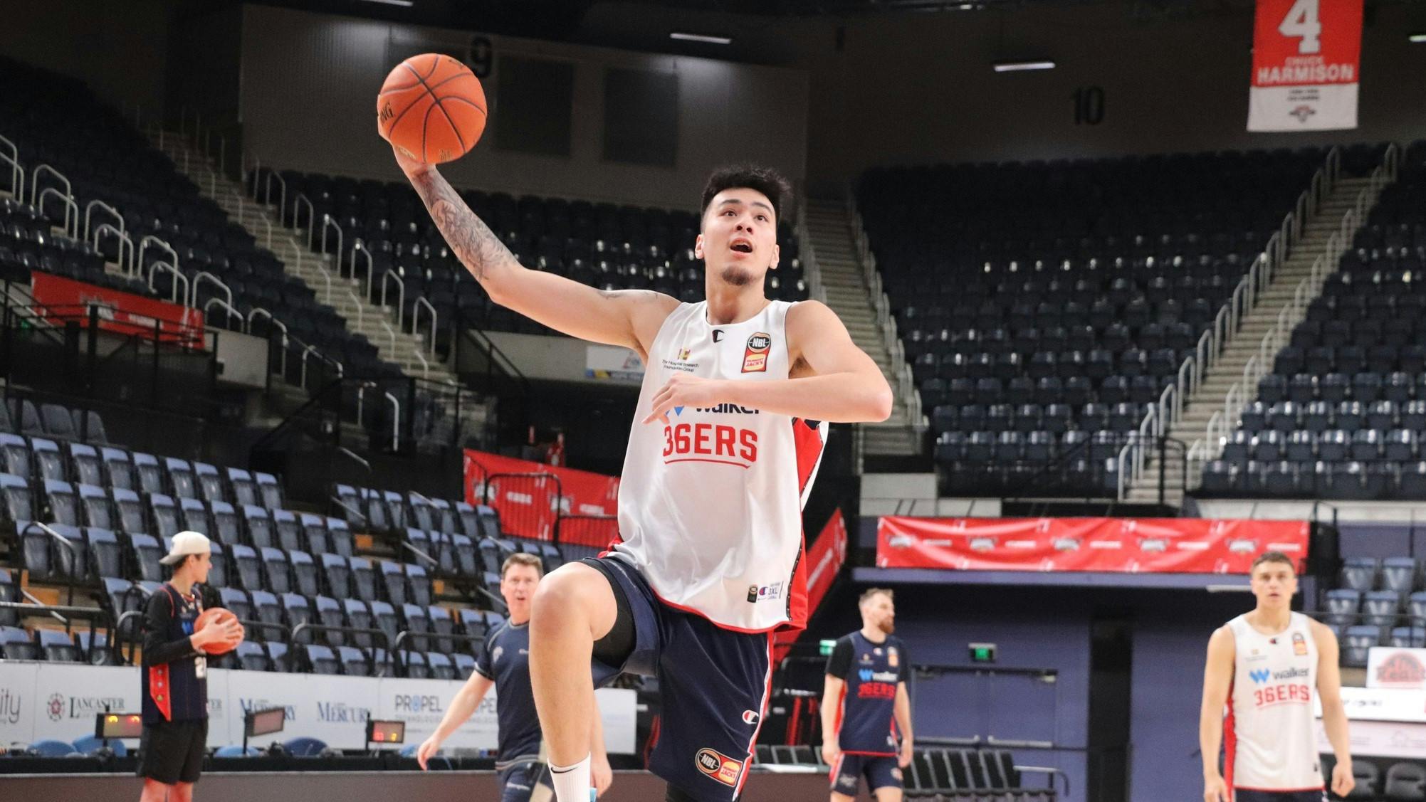 Kai Sotto continues to build rapport with 36ers coach CJ Bruton